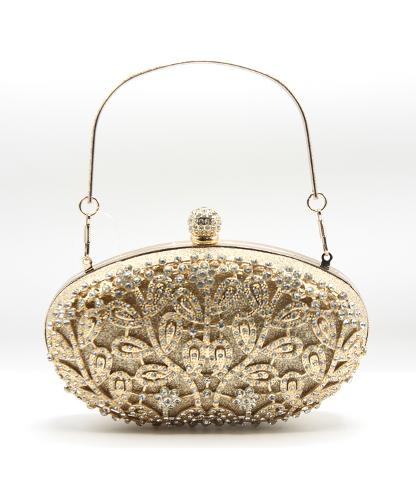 Golden Latest Stylo Bridal Clutch For Women 5002 - Senora