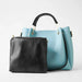 Light Blue 2 in 1 Ladies Tote Bag 8850-2 - Senora