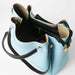 Light Blue 2 in 1 Ladies Tote Bag 8850-2 - Senora