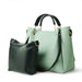 Light Green 2 in 1 Ladies Tote Bag 8850-2 - Senora