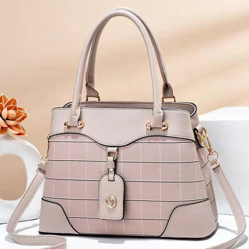 Girls Check Leather Handbags | Stylish & Functional | Makeup Bag 6910-5 - Senora