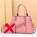 Pink Handbag For Ladies Without Pouch  4141 - Senora