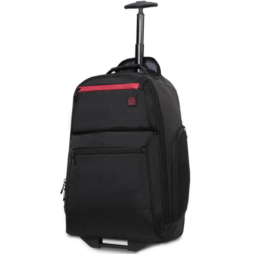 Protege 22" Black Rolling Backpack with Telescopic Handle 101 - Senora