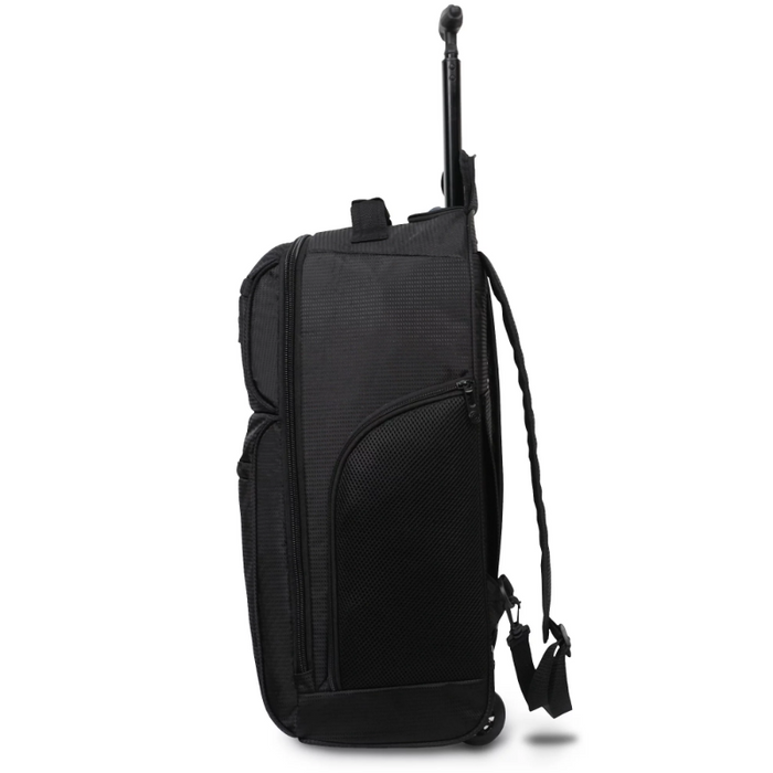 Protege 22" Black Rolling Backpack with Telescopic Handle 101 - Senora