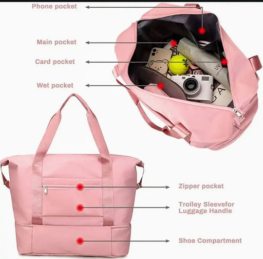 Stay prepared and stylish with waterproof travel,duffle, baby bag premium quality - Senora