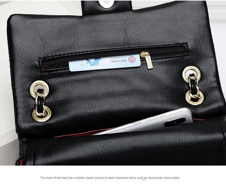 Chanel Brand Orignal Classic Medium Black lambskin leather with Gold hardware 4485 - Senora