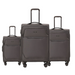 Grey Goby London Carry-On Luggage Suitcase 3Pcs Sets On Wheels Oxford Luggage 3006 - Senora