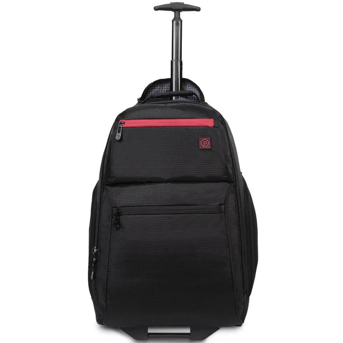 Protege 22" Black Rolling Backpack with Telescopic Handle 101 - Senora