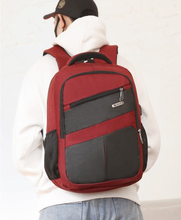 Durable And Stylish Laptop Backpack With USB MJ190 - Senora