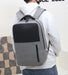 Grey Simple School College Bag 4245 - Senora