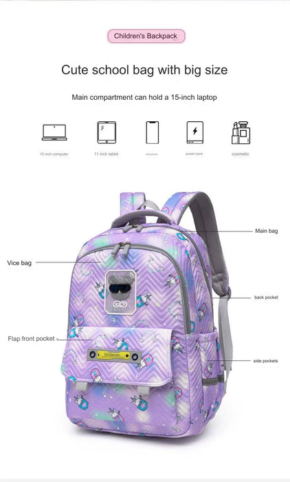 Kids and Women Backpack With Special Gradient Decorative Design MS17 - Senora