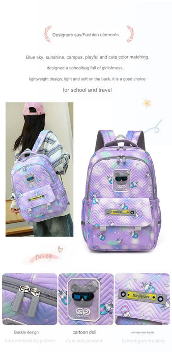 Kids and Women Backpack With Special Gradient Decorative Design MS17 - Senora