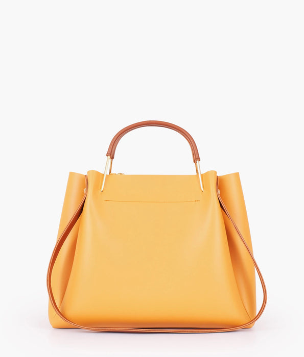 Yellow 2 in 1 Ladies Tote Bag 8850-12 - Senora