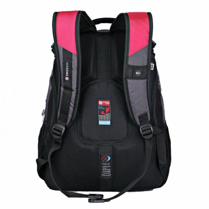 RED SWISSWIN BACKPACK 15.6 BUSINESS TRAVEL SCHOOL COLLEGE UNIVERSITY 4248 - Senora