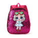 School Bag Fashion Cartoon Baby Girls Handbags Knapsack Mini Doll Bag Pack Glitter(random Color) - Senora