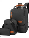 3pcs set, men ,women laptop travel bag. - Senora