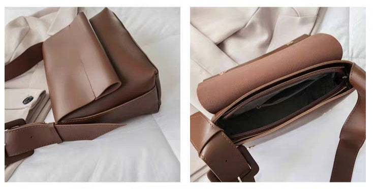 Brown Ladies Soft Leather Bag 603 - Senora