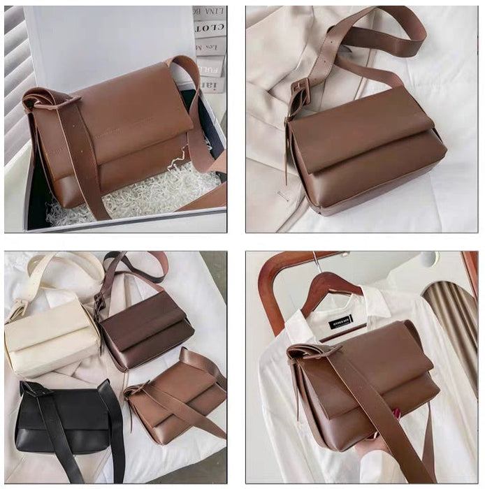 Khaki Ladies Soft Leather Bag 603 - Senora