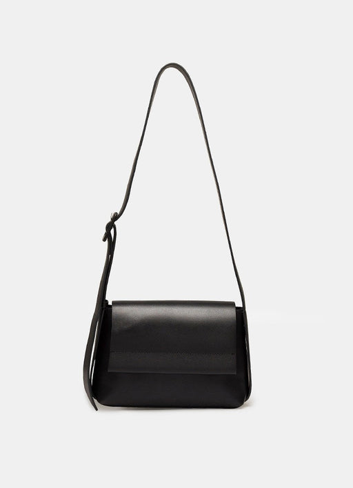 Black Ladies Soft Leather Bag 603 - Senora